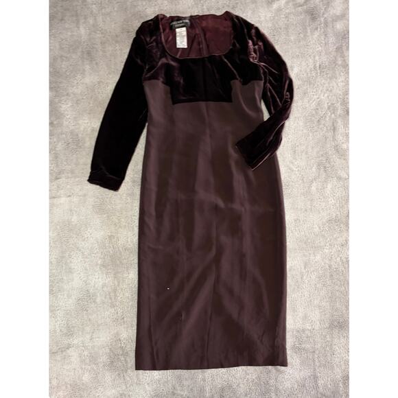 Vintage Jones New York Velvet Maxi Dress - Picture 2 of 6